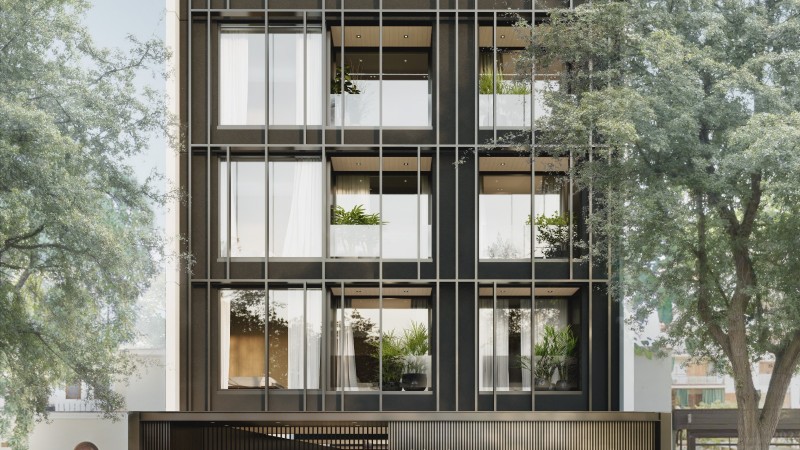 Clark Plaza: arquitectura moderna en la Quinta Sección